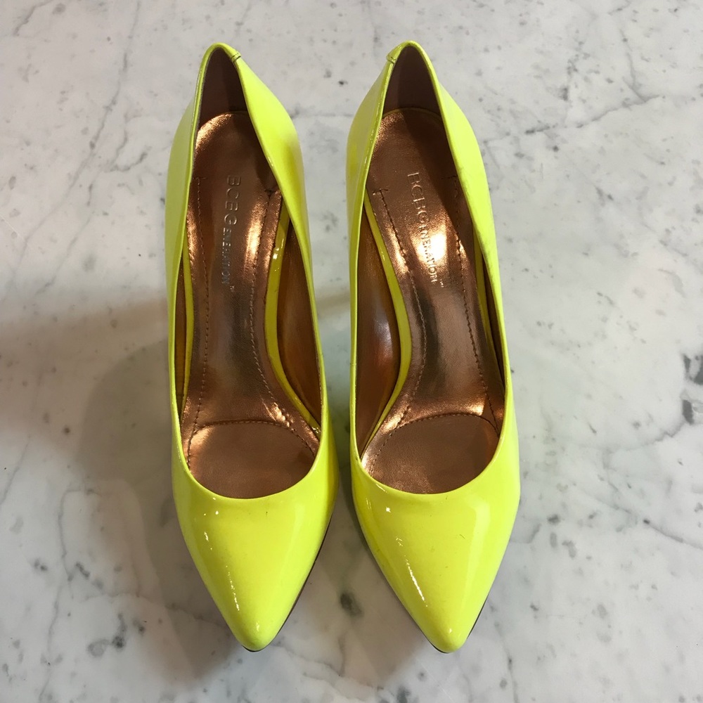 Neon Patent Leather BCBQ Pumps